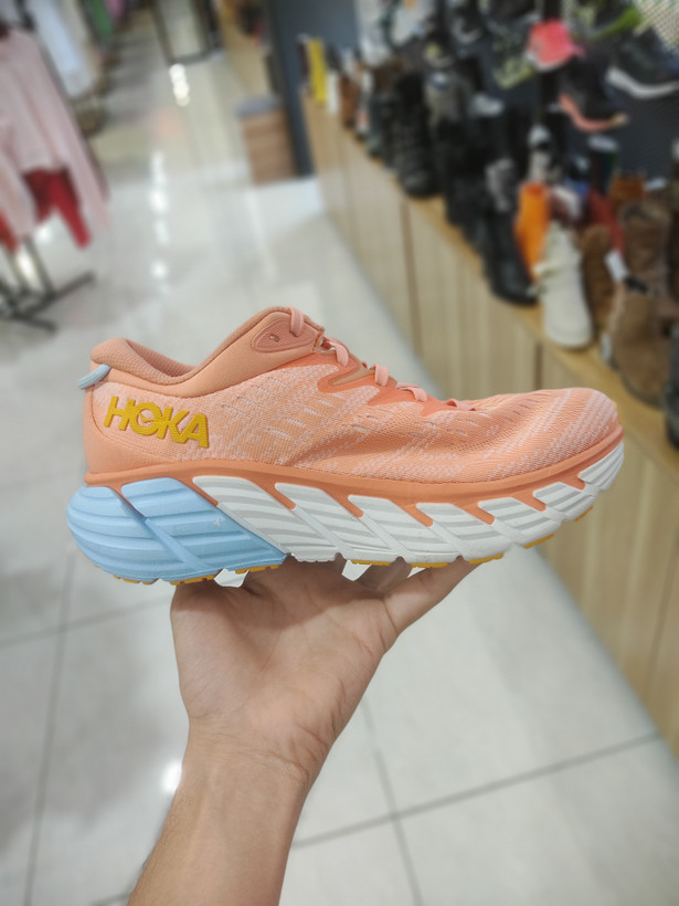 کفش رانینگ هوکا Hoka Running Shoes Gaviota 4 مرجانی یخی سفید